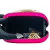 Boutique De FGG Pochette à strass pour femme - Sac de soirée formel - Avec cristaux étincelants - Mini sacs à main de mariage, rose vif, Mini #5