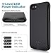 YISHDA Battery Case for iPhone 5/5S/SE(4.0 inch), 4000mAh Rechargeable Extended Battery Charging Case Magnetic Charger Case Protective Backup Power Cover for iPhone 5/5S/SE-Black (Not Fit 5C/SE 2020)