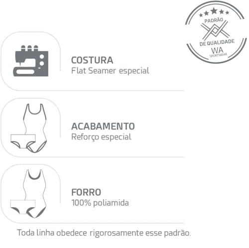 Maiô Manga Longa com ziper Luvinha Surf Natação Esportes Cor:Preto Off White;Tamanho:GG;Gênero:Femin