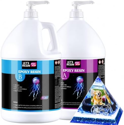 LET'S RESIN EPOXY RESIN 256OZ Epoxy Resin, Bubble Free & Crytal Clear Epoxy