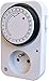 TIBELEC 560100 Prise programmateur journalier mécanique, couleur blanc
