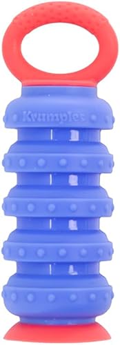 Miniatura 13 de KRUMPLES Plungy - Juguete sensorial de succión verde azulado para edades de 10 meses Fidget de silicona sin BPA Promueve las habilidades motoras
