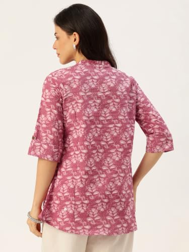 Image of Printed Mandarin Shirt - Casual & Chic (S-3XL)