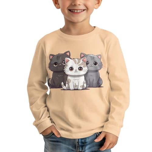 Image of Kids Long Sleeve Shirts for Girls 3-16 Year Old Cute Clothes for Teen Girls Casual Workout Tops