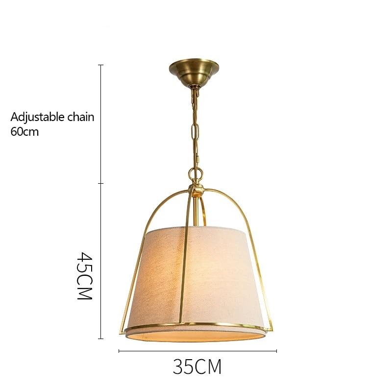 Lustre de luxe en tissu postmoderne chic avec éclairage LED 3 couleurs