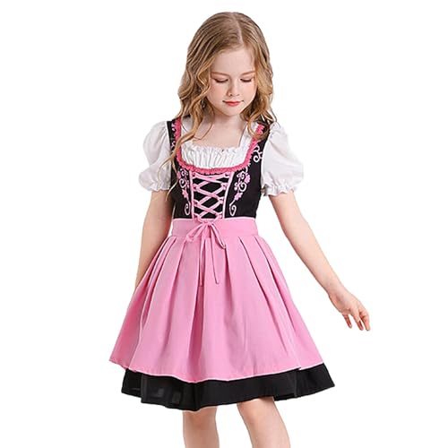 Disfraces Oktoberfest Infantil,Vestido Oktoberfest | Vestido de Halloween para niños Vestido de Oktoberfest para niñas | Disfraz de tirolesa, disfraz de Oktoberfest para niños, para Oktoberfest, carna
