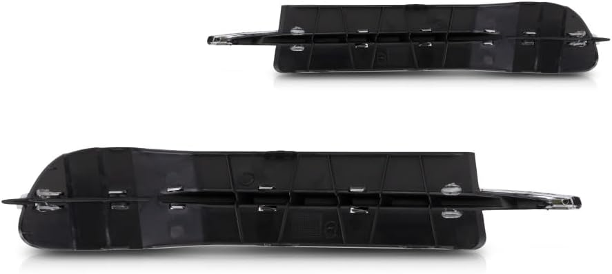 KarParts360 For Chevy Malibu Fog Light Cover 2008 09 10 11 2012 Outer Driver and Passenger Side Pair/Set | LS/LT | Primed | GM1038114 + GM1039114 | 25905343 + 25905344