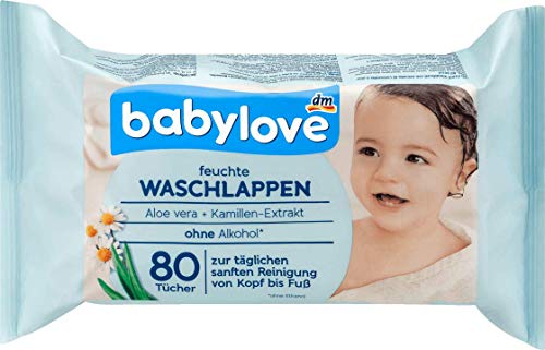 babylove Lot de 80 gants de toilette humides Cover