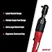 AIRCAT Pneumatic Tools 805-HT High Torque Ratchet Wrench 130 ft-lbs - 3/8-Inch