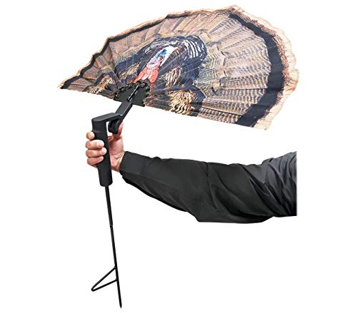 image for MOJO Outdoors Fatal Fan Turkey Decoy - Realistic Fanning Decoy with Ar