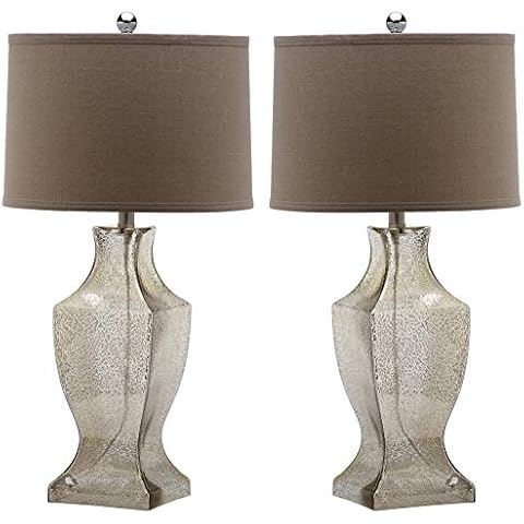 SAFAVIEH Glass Bottom Table Lamp Set of 2 Cover