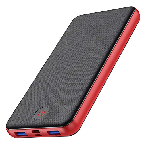 QTshine Batterie Externe 26800mAh Power Delivery 18W, Quick Charge 3.0 Chargeur Externe avec 3 Sorties + 2 entrées Compatible avec iPhone, Samsung, Huawei, iPadu00a0et Autres.
