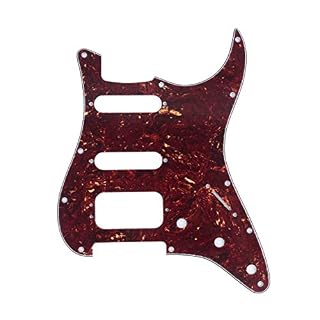 Musiclily Pro 11 Trous Guitare Strat Pickguard Plaque de Protection pour USA/Mexique Stratocaster 3 Trous de Vissage… - Les Beatles, Paul McCartney, John Lennon, RIngo Starr, George Harrison