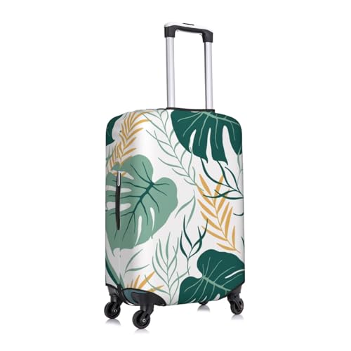 Green Palm Luggage Cover Elastic Suitcase Covers for Protector Suitcase Sleeve for Luggage 18-32 In3