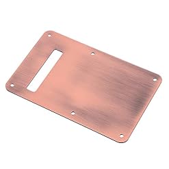 Plaque arrière de Guitare-Guitares cuivre HH Pickguard et Plaque arrière Tremolo Cavity Cover pour Guitare - Les Beatles, Paul McCartney, John Lennon, RIngo Starr, George Harrison Plaque arrière de Guitare-Guitares cuivre HH Pickguard et Plaque arrière Tremolo Cavity Cover pour Guitare – Image 3