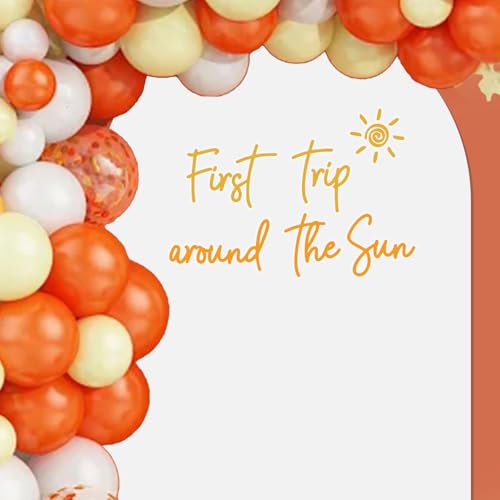 Autocollant First Trip Around the Sun décoration anniversaire 1 an - 6