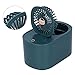 Gaeirt Befeuchtungsventilator, leiser tragbarer Faltbarer Ventilator für das Büro für zu Hause(Navy blau, Typ des schiefen Turms von Pisa)