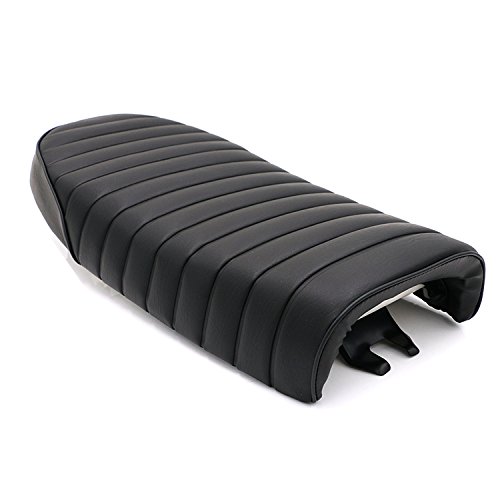 Motorcycle Vintage Cafe Racer Seat For Suzuki GS250T 450L 500E 550 Kawasaki KZ900 700 Yamaha XT500 XS650 Honda CB550 BMW (black)