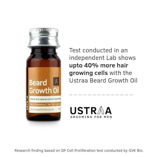 Ustraa Beard Growth Oil - 35ml for Thicker, Fuller Beards - Image 3