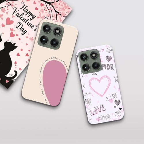 Image of COLORflow Back Cover Compatible with Motorola Moto Edge 60 Pro 5G | Romantic Love Gesture Customized Back Cover Compatible with Motorola Moto Edge 60 Pro 5G