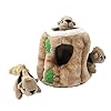 Hide and Seek Plush Dog Puzzle