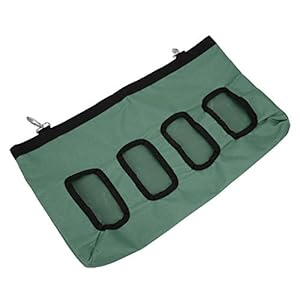 Hooivoeder voor Konijnen, Larege Viergats Oxford-Stof Voerbak voor Cavia’s, Hangende Waterdichte Konijnenhooivoeder, Opbergtas voor Kleine Dieren Hay Feeder, Chinchilla Hooihouder Mess Free