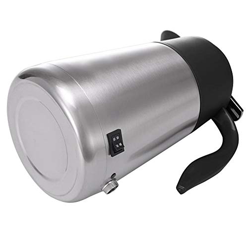Tetera eléctrica para auto 1300ml acero inoxidable miniatura 6