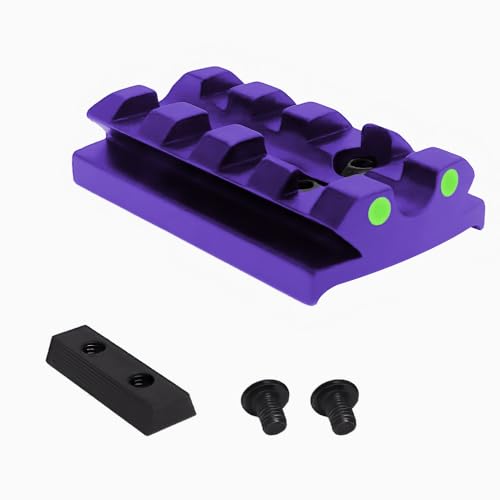 Eastern Tactical Supply Picatinny Rail Sight Mount Plate Fits Glock G17 19 22 23 26 27 34 for Install Pistol Red Dot Sight (Purple)