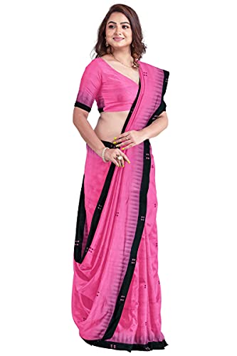 Image of Odisha Sambalpuri Handloom Ikat Women's Cotton Saree, Odisha Handloom Handmade Pure Cotton Khandua Saree, Ikkat Orissa Traditional Handloom Saree Without Blouse