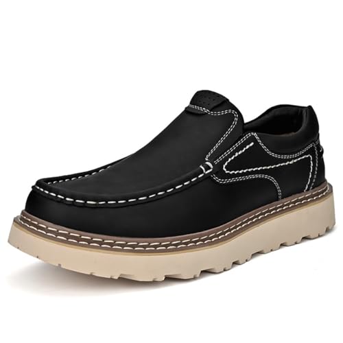 Image of SWZEC Monza Leather Loafers (Black,11)