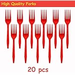 XXDecor 80 Pcs Red Cartoon 2nd Party Plates Twodles Dessert Plates Napkins Forks Tableware Kit for Boys 2nd Birthday Party Decorations Supplies - 20 Guests - Image 3