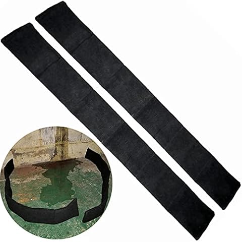 Evelots 2 Pack Moisture Snake - Absorbs Water/Leak/Spills-3 Feet-Reusable Cover