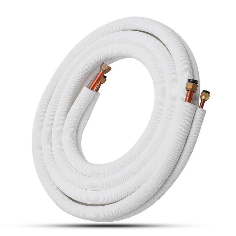 Kupfer Kupferrohr-Trennlinie 5/8 '' 3/8 '' Klimaanlagenrohre Armaturen Paar Spulenrohr - 2M
