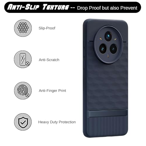 Image of Shockproof Case for Realme 14 Pro 5G | Full Camera Protection | TPU Flexible Back Cover for Realme 14 Pro 5G (Steel Blue)