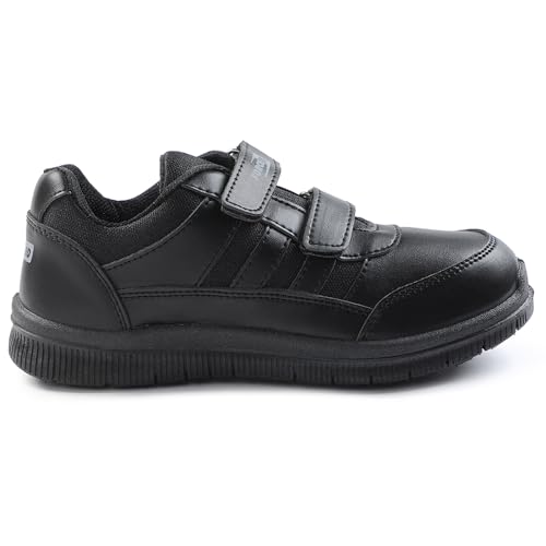 Image of Liberty Force10 School Shoes for Kids with PVC Upper | Comfortable & Lightweight | PVC Sole | Padded Foam Insole | Quick-Wear Velcro Closure | Stylish & Modern
