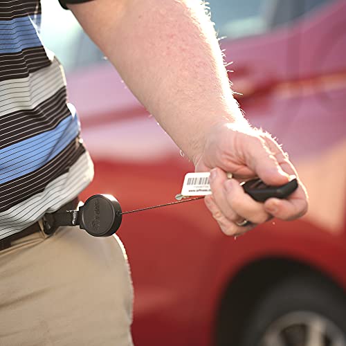 KEY-BAK MID6 chaveiro retrátil mosquetão com 36 cabos retráteis, 170 g, mosquetão, 10 chaves (KEYB6C