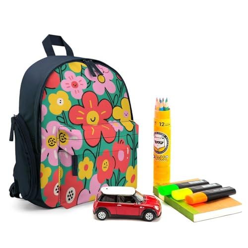Blooming Flowers Mini Backpack Light Weight Small Travel Backpack Shopping Travel Daypack3