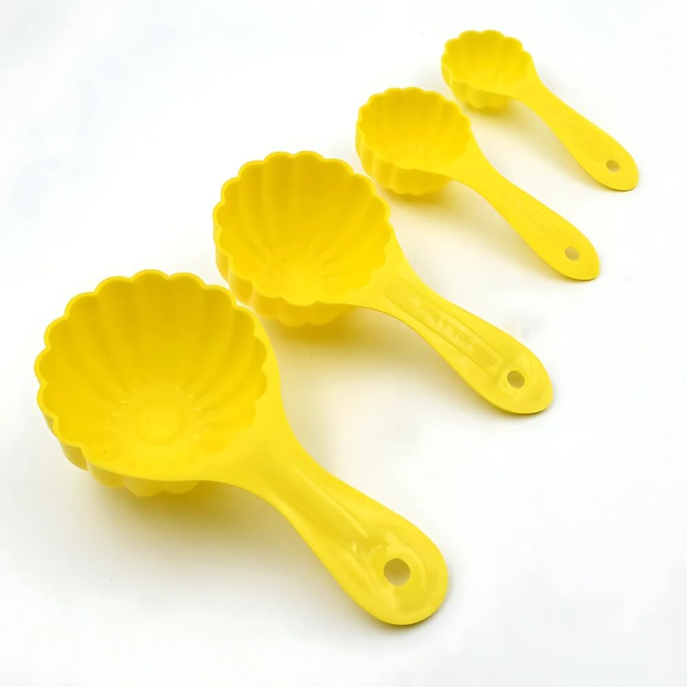 Drumstone(๐๐ ๐๐๐๐ซ๐ฌ ๐ฐ๐๐ซ๐ซ๐๐ง๐ญ๐ฒ) Kitchen Ladoo Mould Spoon Set - 4-Piece Multipurpose Tool for Making Perfectly Shaped Ladoos - Ideal for Coconut, Besan, Rava, and Dry Fruit Ladoo