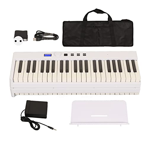 Clavier de Piano Pliant, Plug and Play Blanc Piano Numérique Portable 100‑240V Interface Multifonctionnelle 88 Touches pour l’enseignement pour la Fête (Prise UE) - Les Beatles, Paul McCartney, John Lennon, RIngo Starr, George Harrison Clavier de Piano Pliant, Plug and Play Blanc Piano Numérique Portable 100‑240V Interface Multifonctionnelle 88 Touches pour l'enseignement pour la Fête (Prise UE) – Image 7