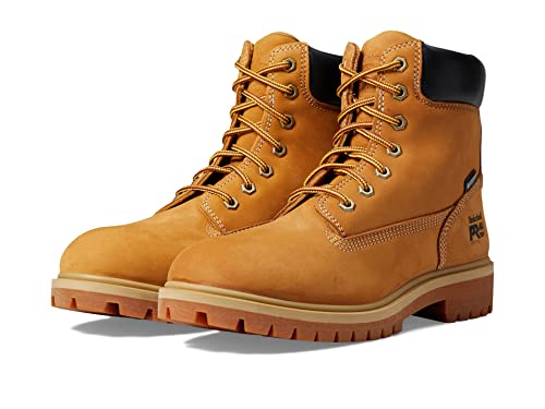 Timberland PRO Women's Direct Attach 6 Inch Soft Toe Insulated Waterproof Industrial Work Boot, Wheat, 9.5 W