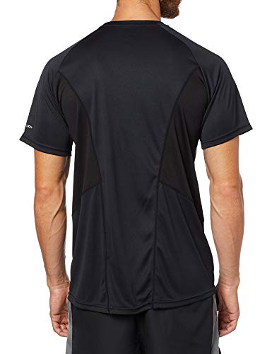 Speedo Haze Camiseta de Manga Curta, Homens, Preto, M