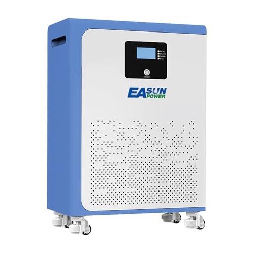 POWLAND 15kWh Batteria al Litio 48V per Fotovoltaico | 300Ah 51.2V LiFePO4 6000+ Cicli | Batteria da Pavimento con BMS di Sicurezza