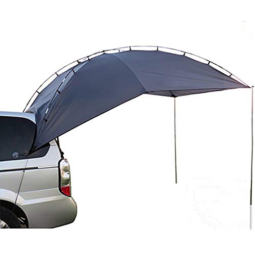 APENCHREN Portable Car Tent/Shade Sail Waterproof, UV Awning Canopy, Car Self-Driving Tour - For Outdoor Camping, Barbecue and Fishing, 350x240x105cm (4 People),Blue