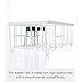 YAMAZAKI 5068 Tower Wire Dish Drainer Slim, White, Steel/ABS Resin