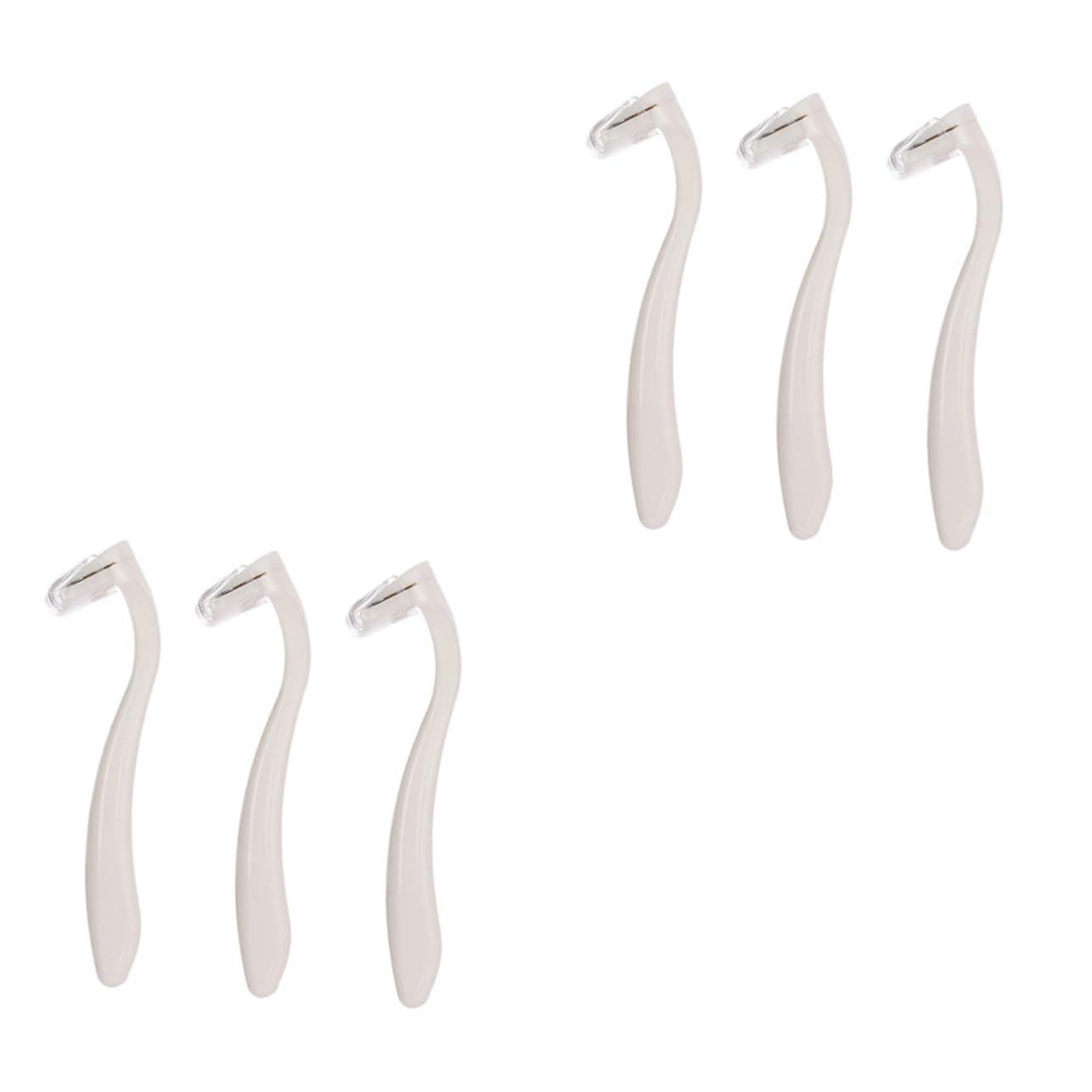 FRCOLOR 2sets Shaving Razors for Women Bikini Trimmer Travel Kit Ergonomic Grip 3pcs*2