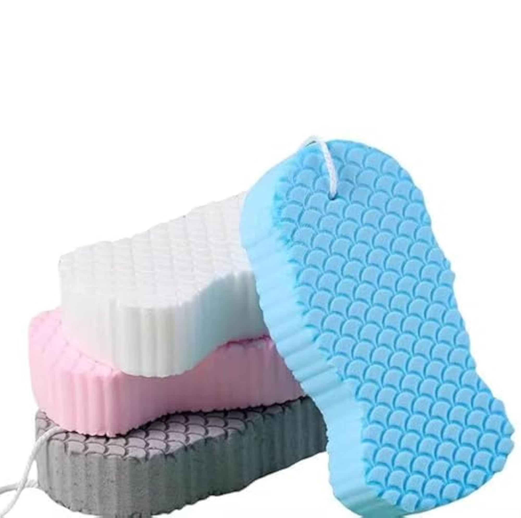 Pack of 2 Super Soft Bath Sponge Scrubber for Kids & Babies, Gentle Exfoliating