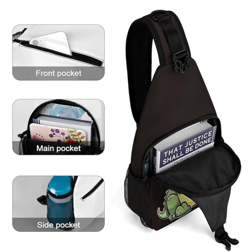 Sling Bag Crossbody Chest Bag Casual Shoulder Backpack miniatura 4