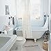 Autumn Alley 5 PC Matte Black Modern Bathroom Accessories Set, Wall Mounted - Towel Rack, Hand Towel Ring, Industrial Toilet Paper Holder, and 2 Towel Robe Hook for Bathroom Hardware Set