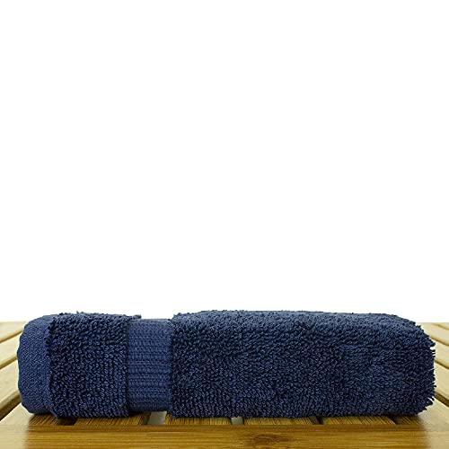 Image of BC BARE COTTON Luxury Hotel & Spa Towel Turkish Cotton Washcloths - Mix Color - Dobby Border - Set of 12