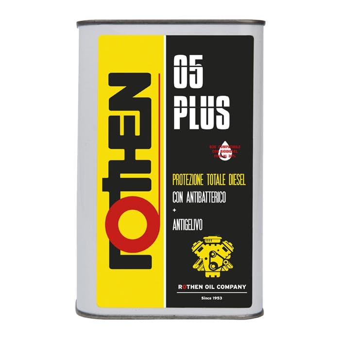 ROTHEN 05 Plus, Additivo Protezione Totale per Diesel con Antigelo, 1 Litro